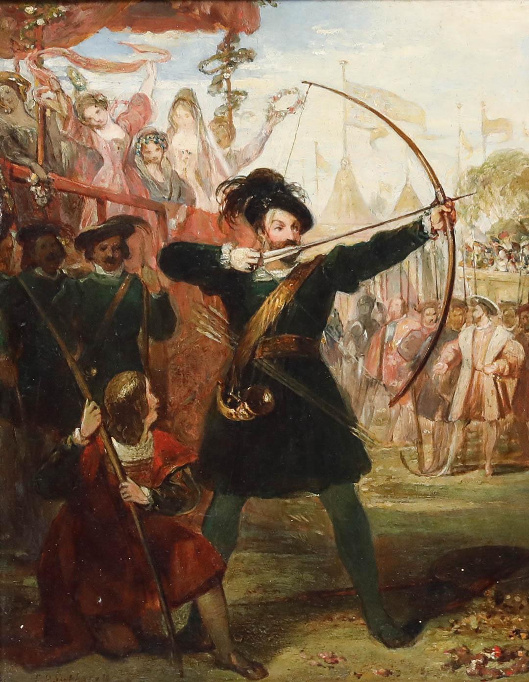 Francis Philip Stephanoff (1790-1860) - Huile du début du XIXe siècle, Jeune Henri VIII en vente 1