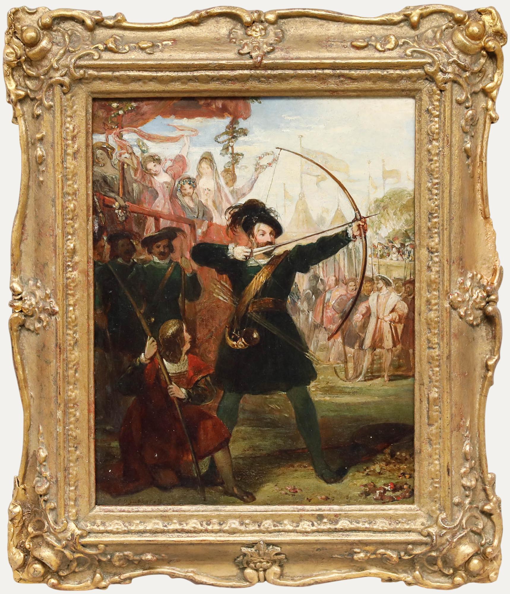 Francis Philip Stephanoff (1790-1860) - Frühes 19. Jahrhundert Öl, Junger HENRY VIII