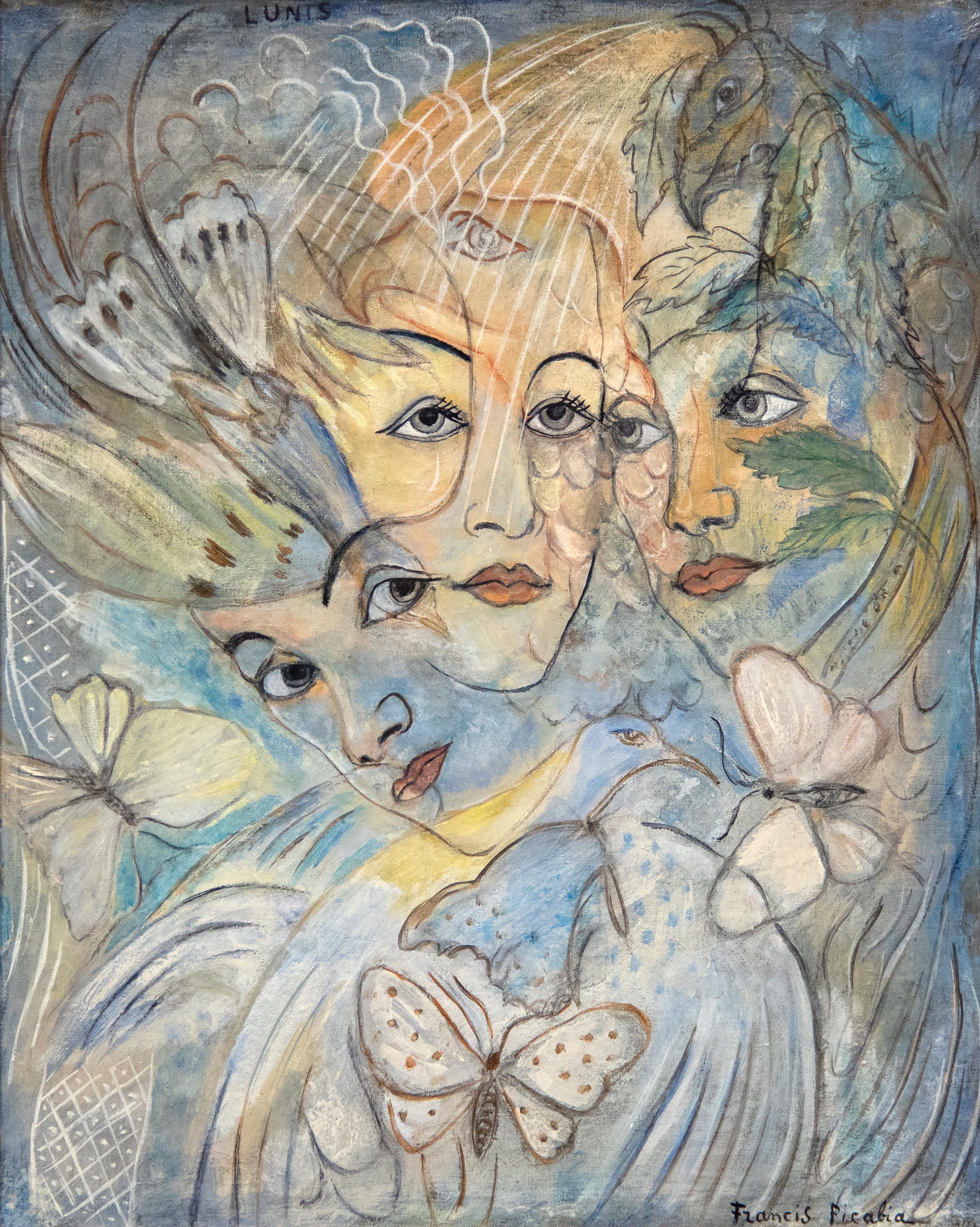 Francis Picabia Portrait Painting - Lunis