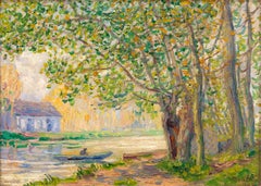 The Effect of Sun on the Banks of the Loing by Francis Picabia