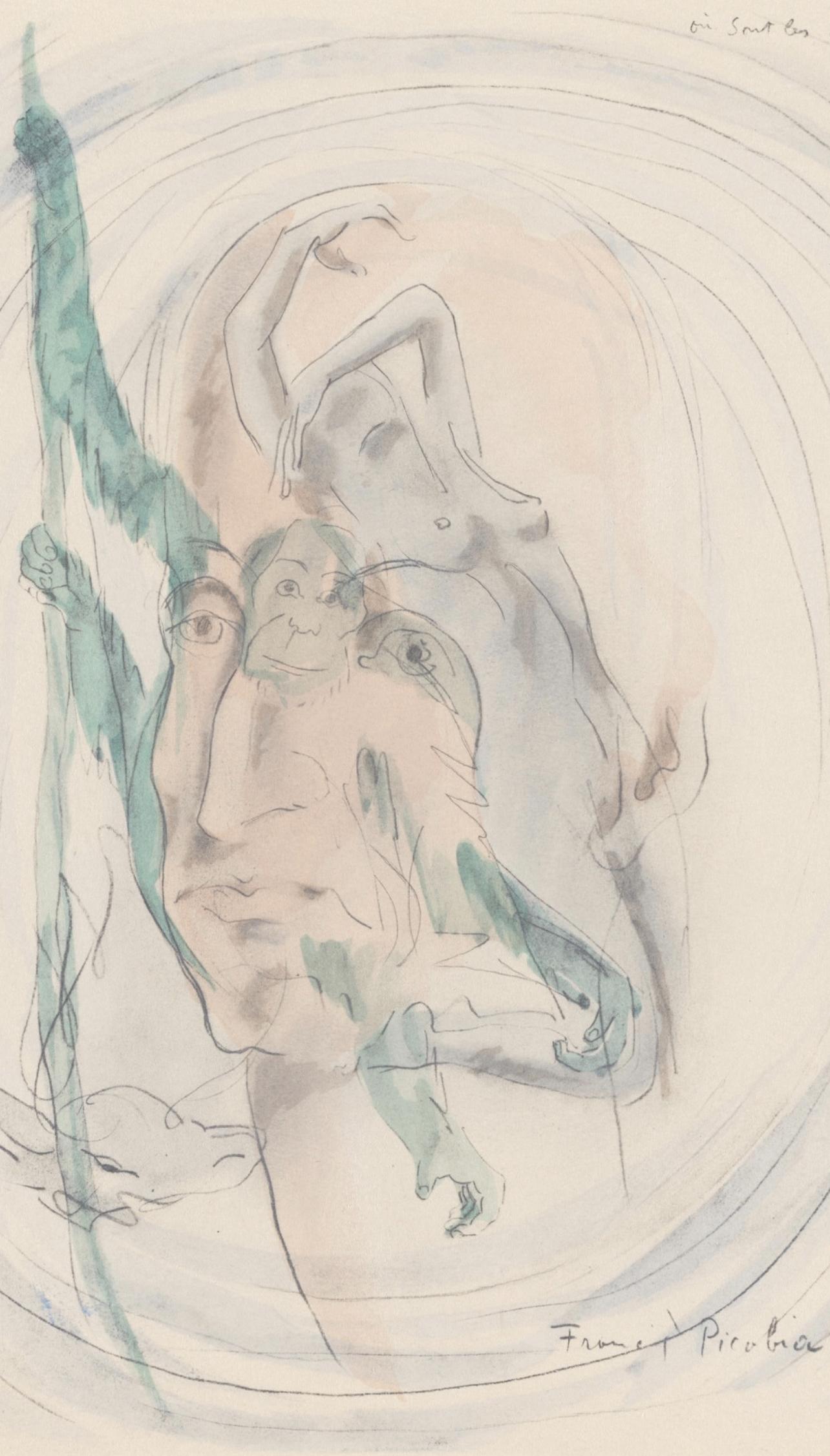 Komposition, Le Peseur d'âmes (Der Seelenwäger), Francis Picabia im Angebot 1
