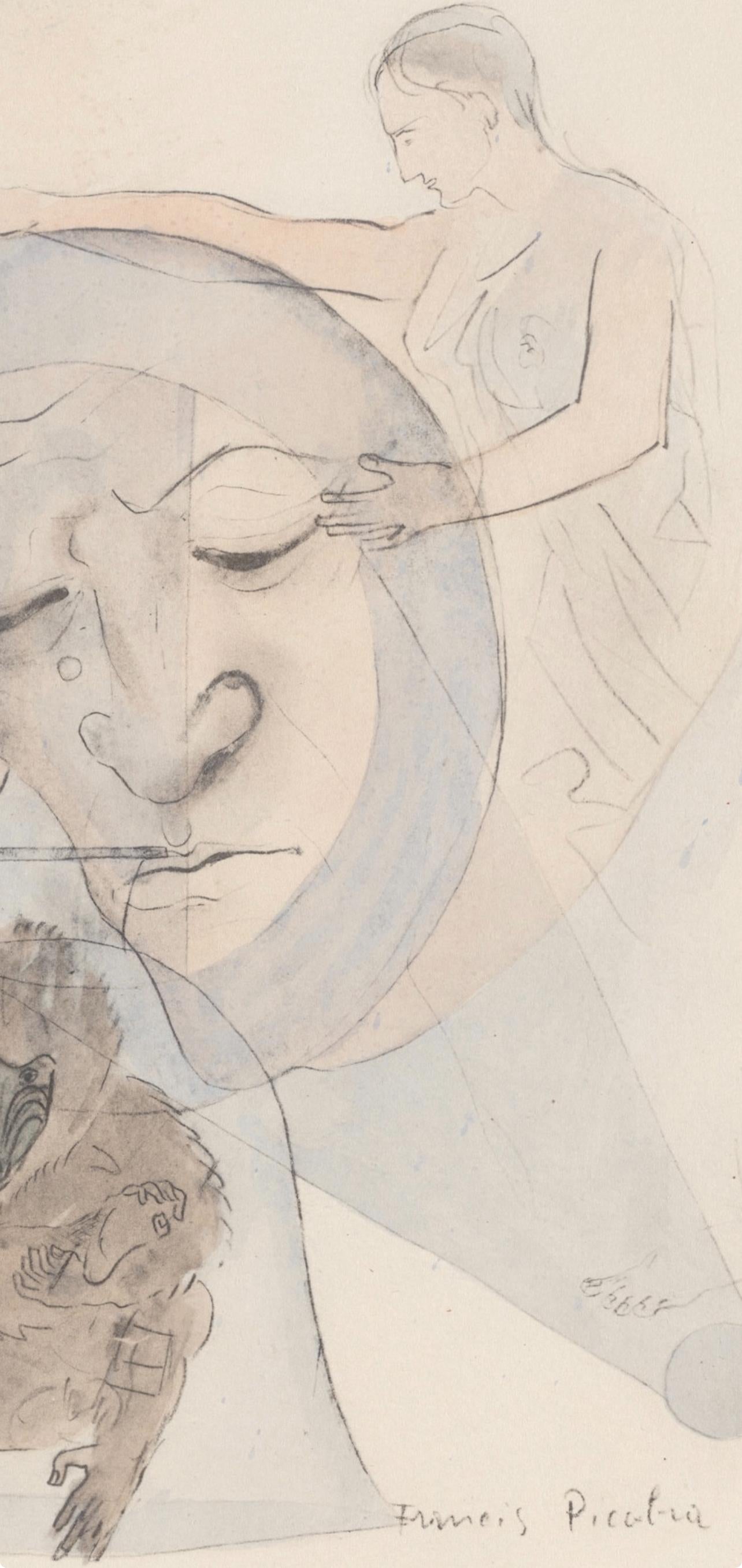 Composition, Le Peseur d'âmes (The Weigher of Souls), Francis Picabia For Sale 2