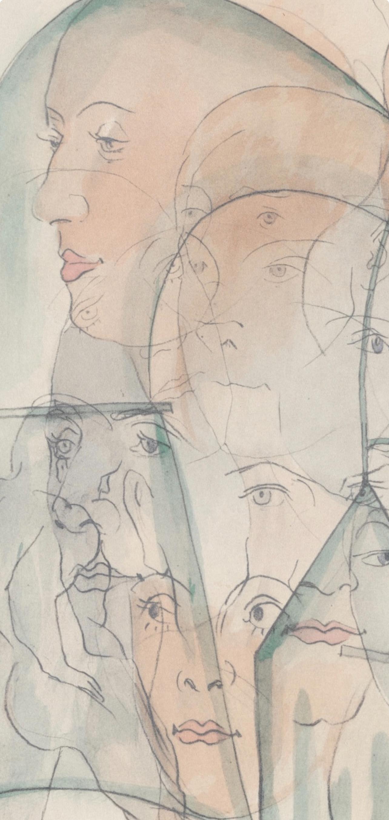 Komposition, Le Peseur d'âmes (Der Seelenwäger), Francis Picabia im Angebot 3