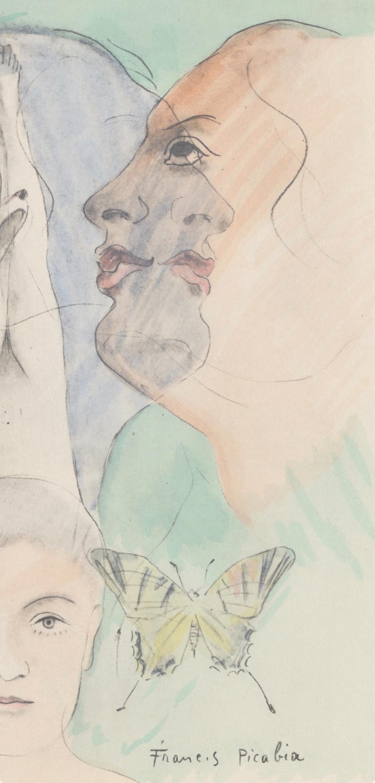 Komposition, Le Peseur d'âmes (Der Seelenwäger), Francis Picabia im Angebot 3