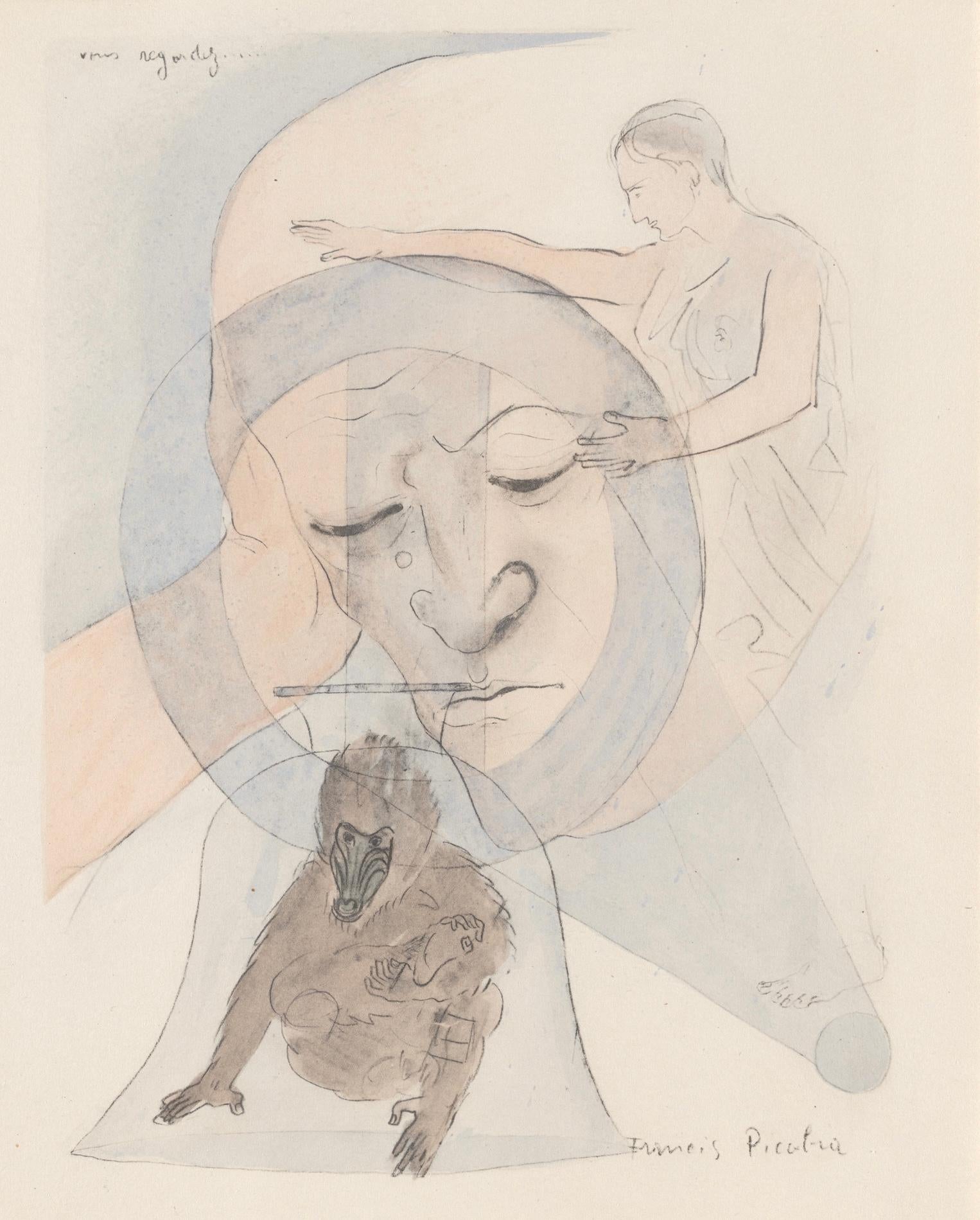 Composition, Le Peseur d'âmes (The Weigher of Souls), Francis Picabia For Sale 5
