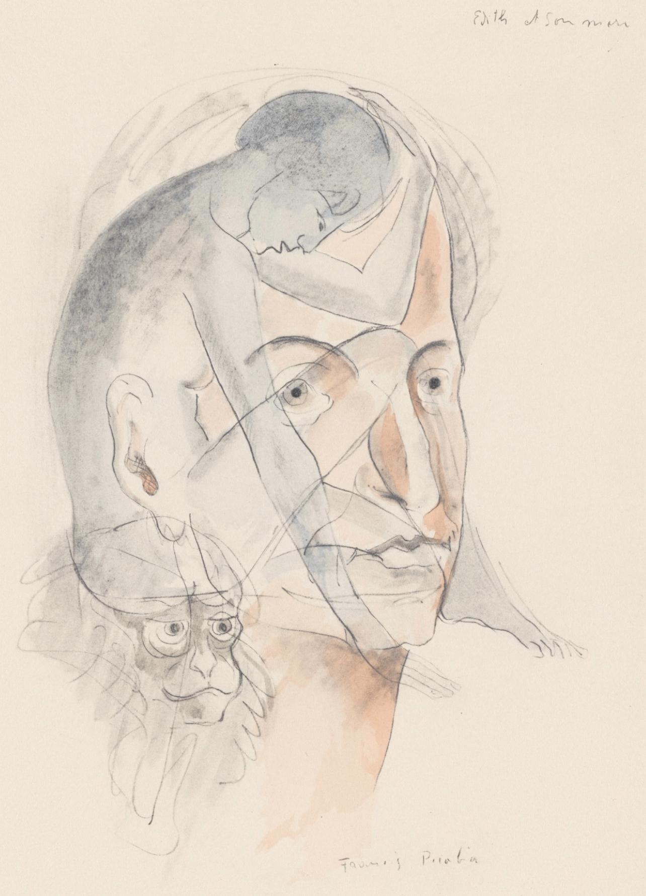 Litografía y estarcido sobre papel vélin d'Arches. Sin firmar y sin numerar, tal como se publicó. Buen estado. Notas: Del volumen Le Peseur d'âmes, précédé d'un frontispice et suivi de huit illustrations de Francis Picabia, 1931. Publicado por