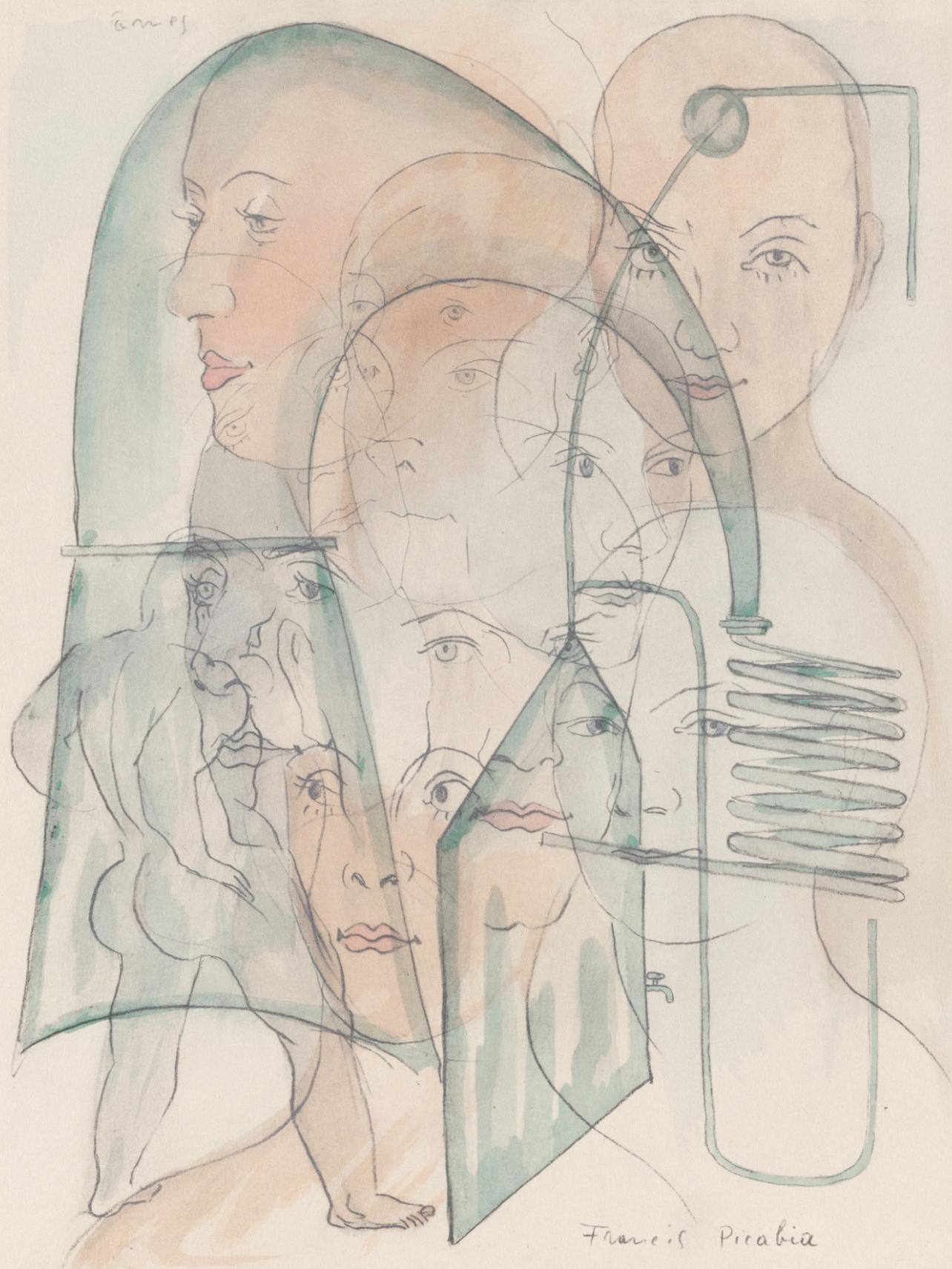 Composición, Le Peseur d'âmes (El Pesador de Almas), Francis Picabia