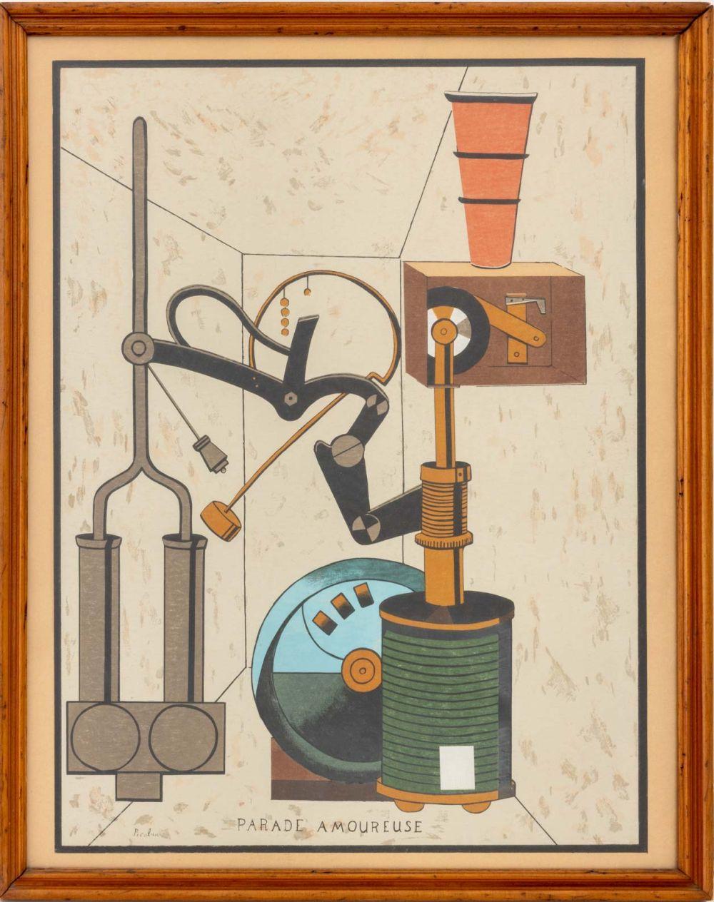 Francis Picabia Abstract Print - "Parade Amoureuse"