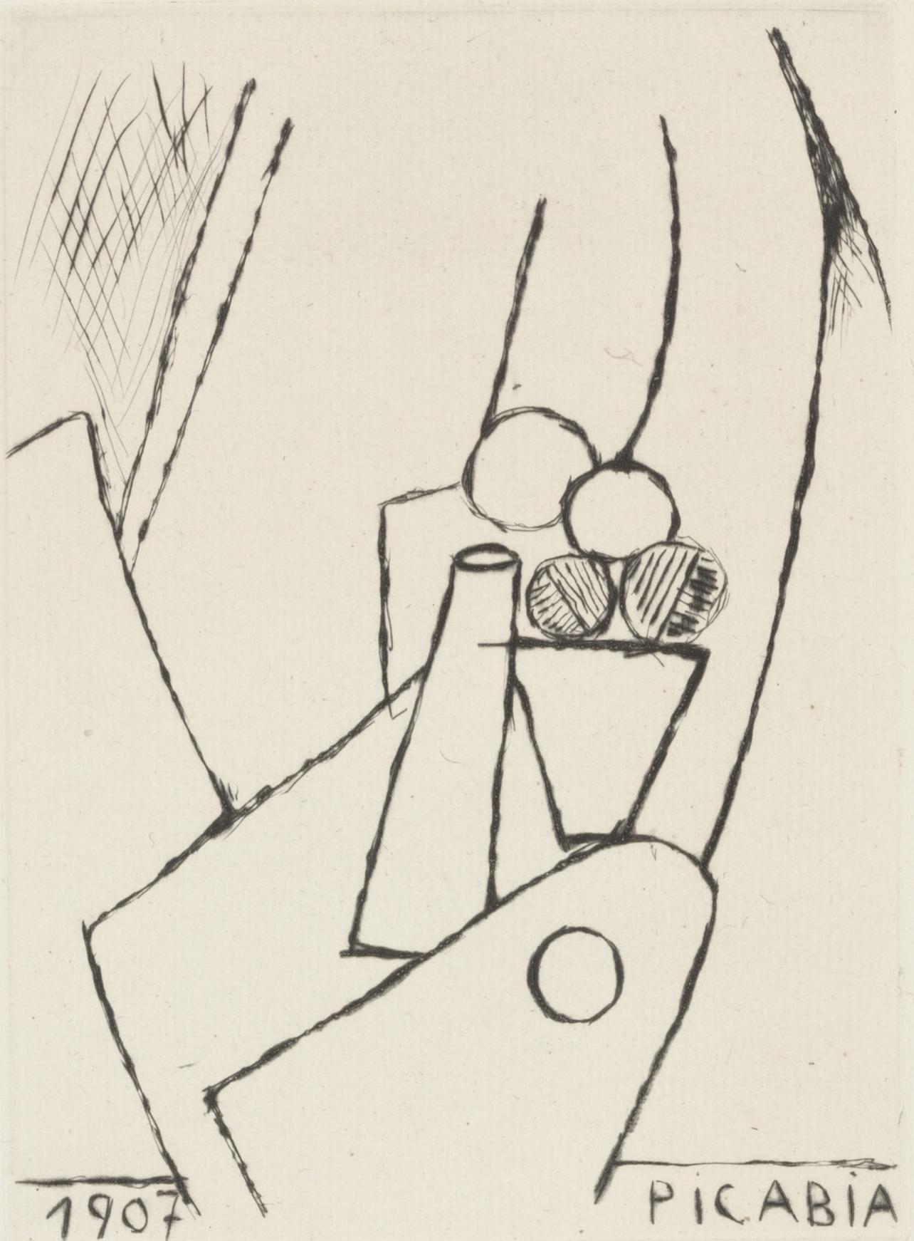 Francis Picabia Figurative Print - Picabia, Composition, Du cubisme (after)