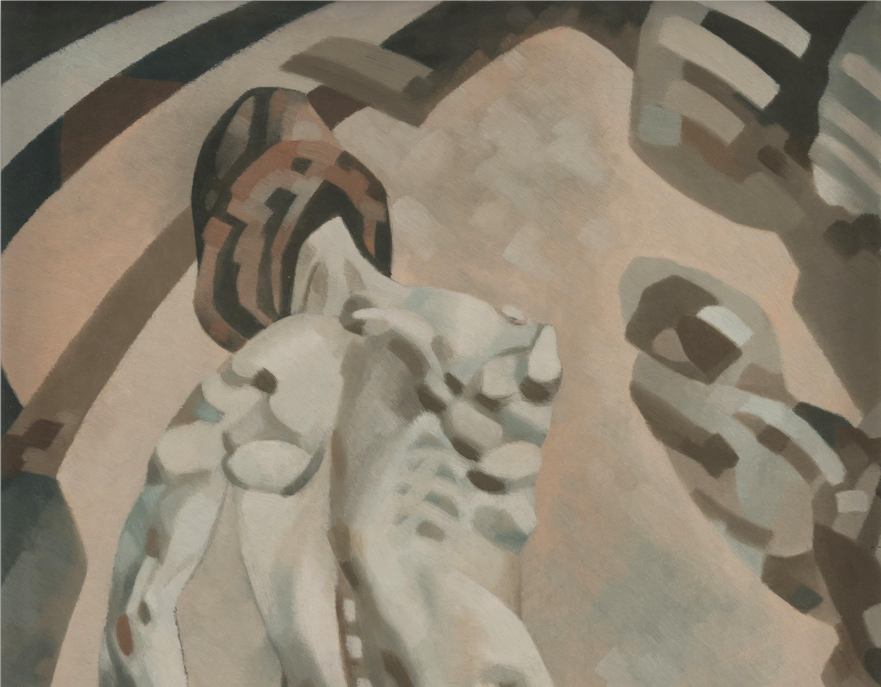 Figure in a Lanscape - Post-War Painting by Francis Plummer