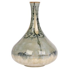 Francis Pope for Doulton Lambeth Art Nouveau Stylized Art Pottery Vase