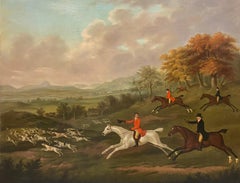 The Earl of Darlington Fox-Hunting with the Raby Pack: Full Cry