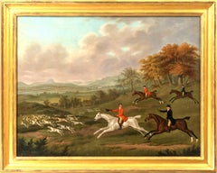 Antique The Earl of Darlington Fox-Hunting with the Raby Pack: Full Cry