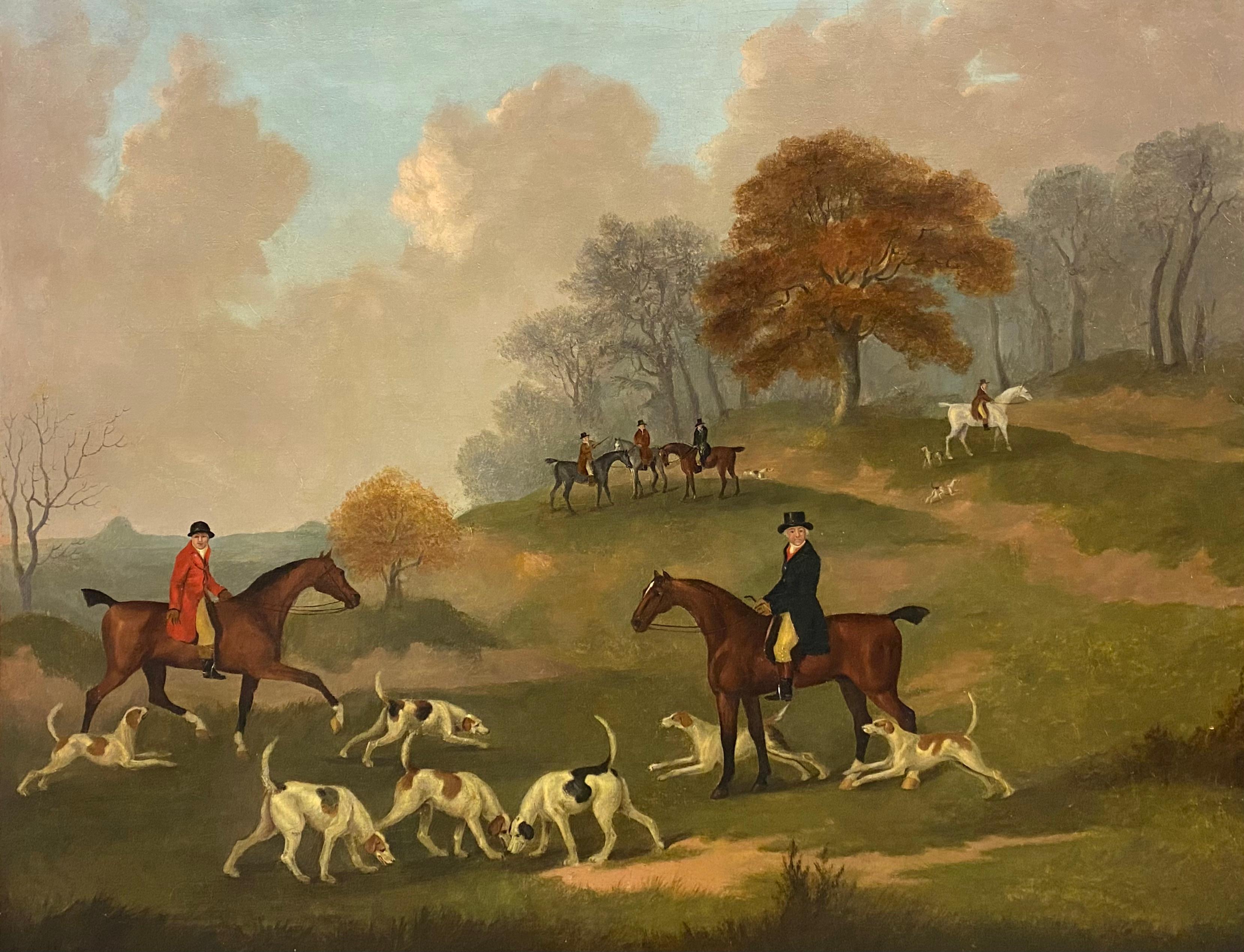 The Earl of Darlington Foxhunting with The Raby Pack: 
