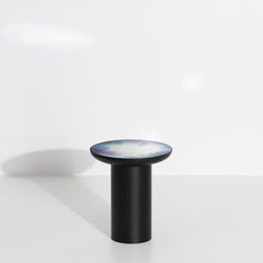 PETITE FRITURE Francis, Small Mirror Coffee Table, Blue/Violet Watercolor