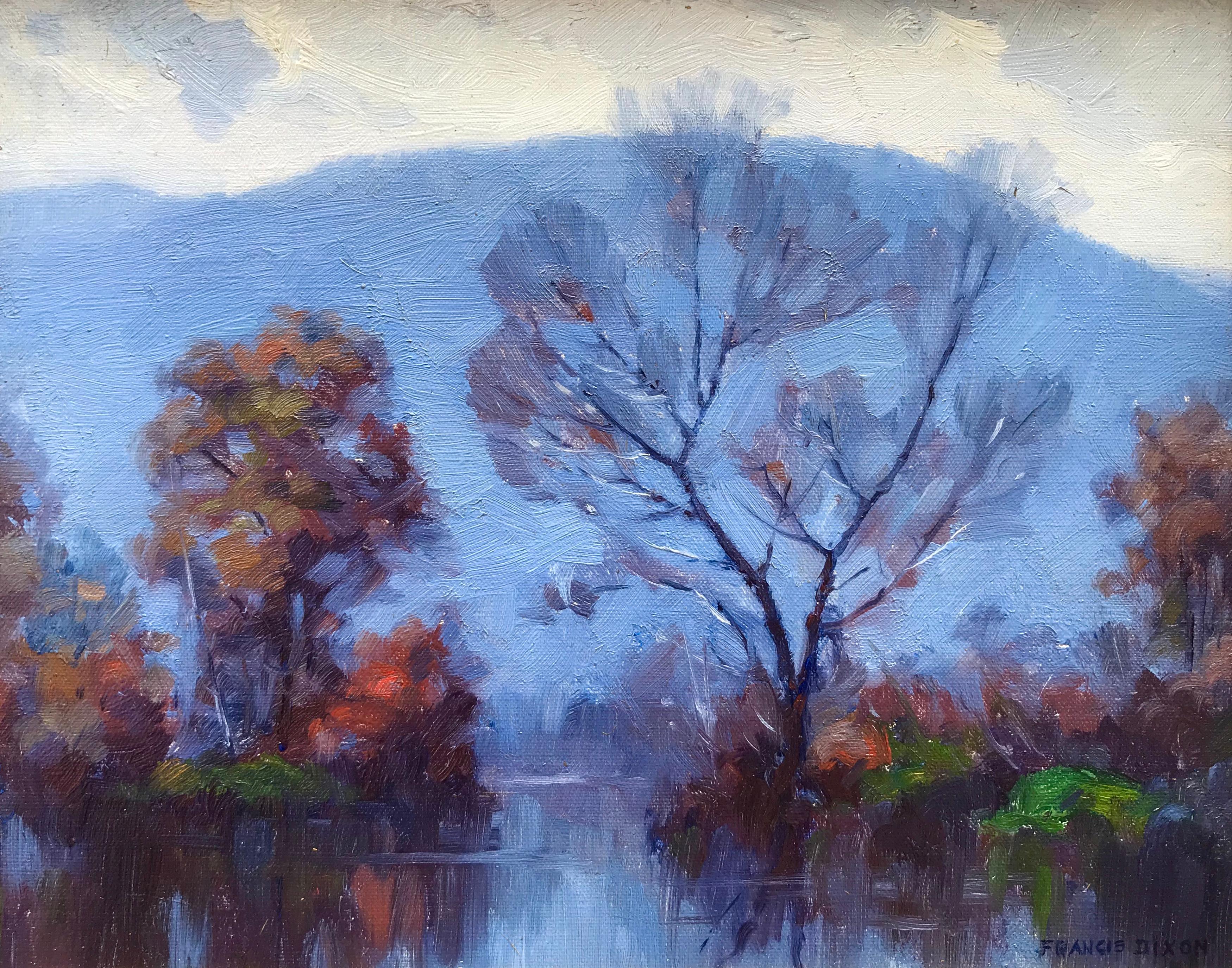 “Autumn Blues” - Painting by Francis Stillwell Dixon