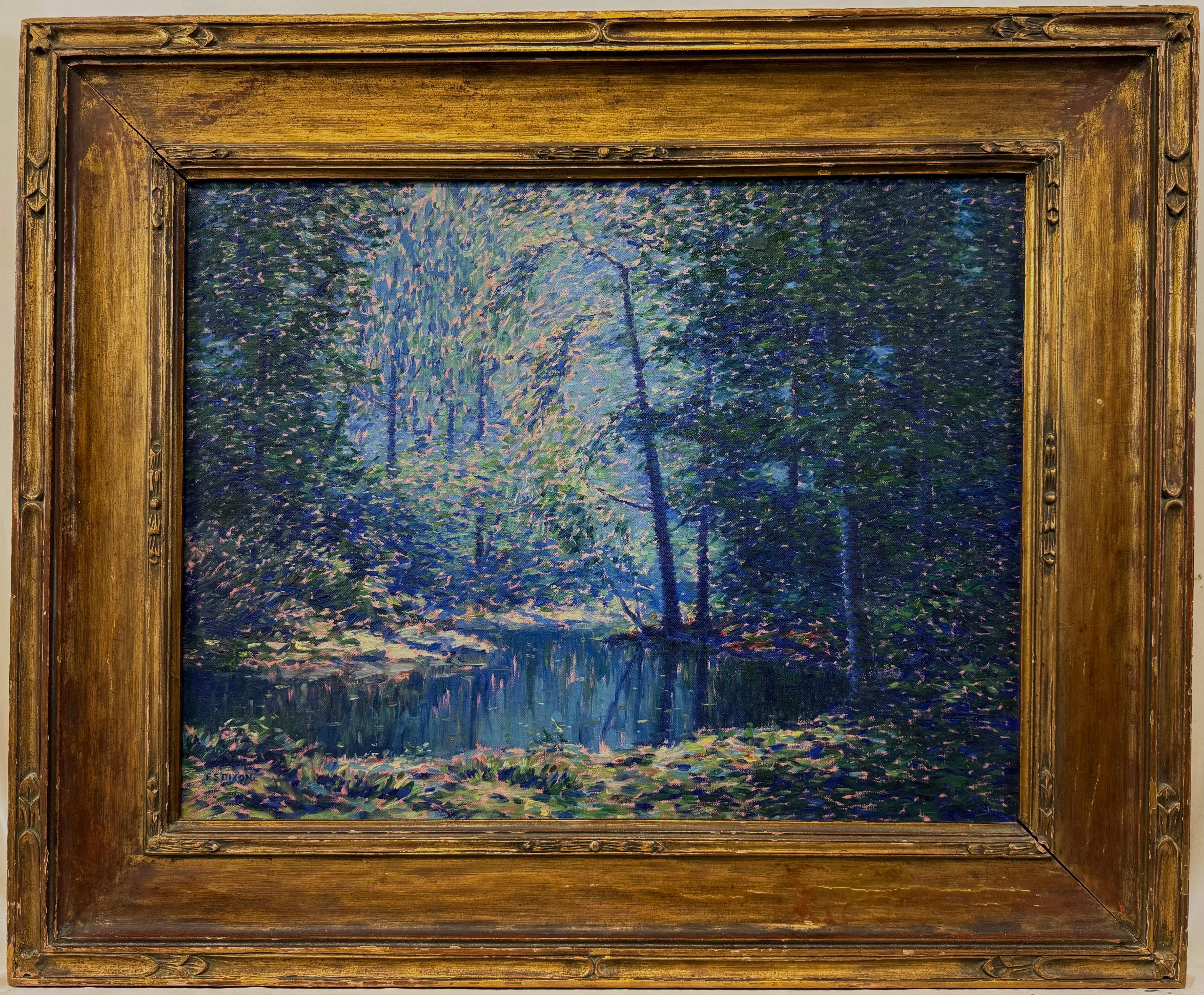 “Impressionist Landscape, c. 1915-1920” California Forest American Impressionist