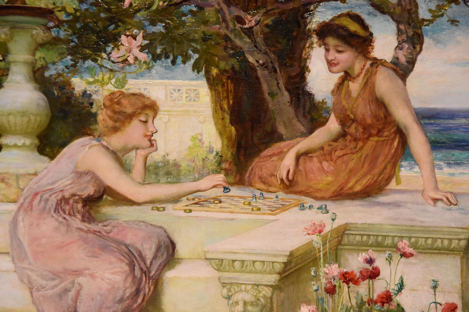 Pintura al óleo de Francis Sydney Muschamp 