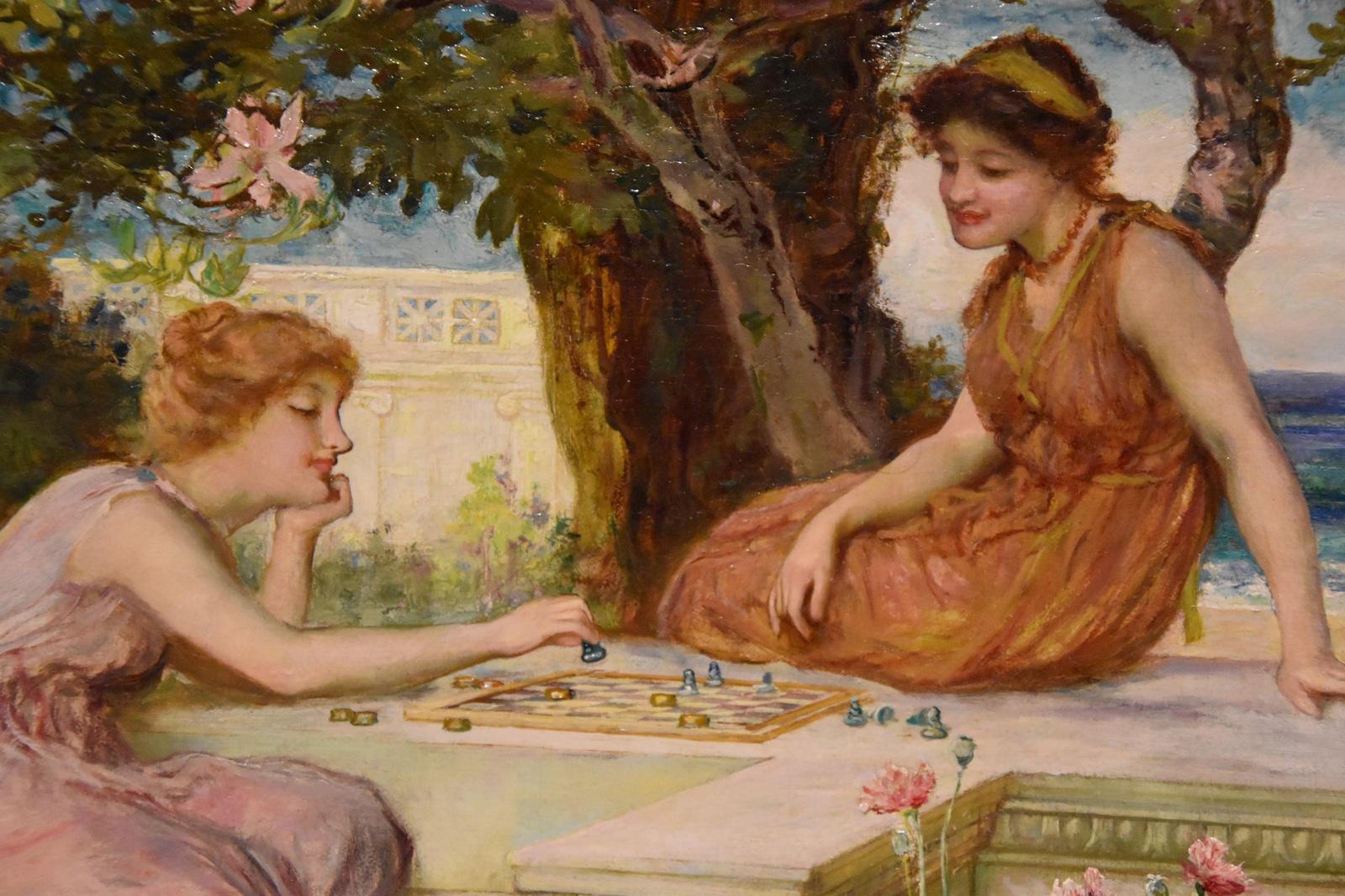 Pintura al óleo de Francis Sydney Muschamp 