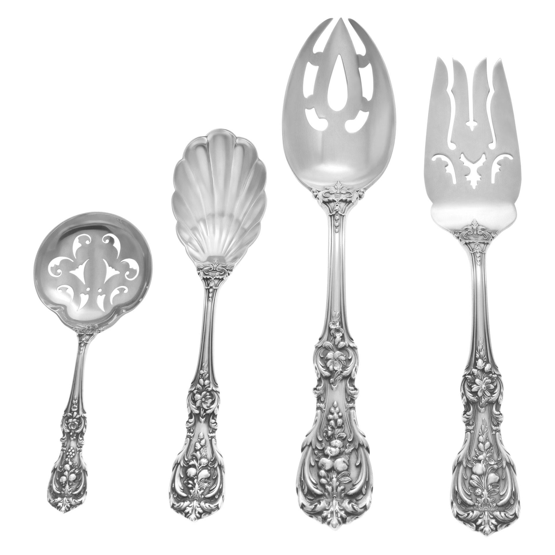 reed and barton 18th century sterling silver flatware