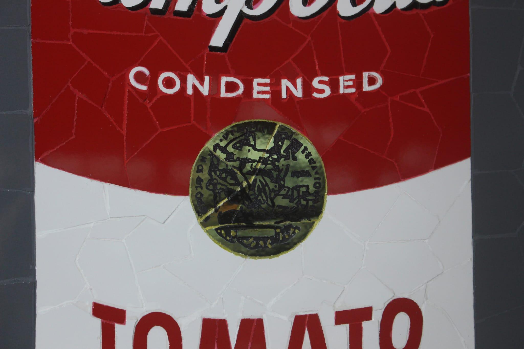 Campbell's Tomato Soup Mosaic - Mosaic Art For Sale 1
