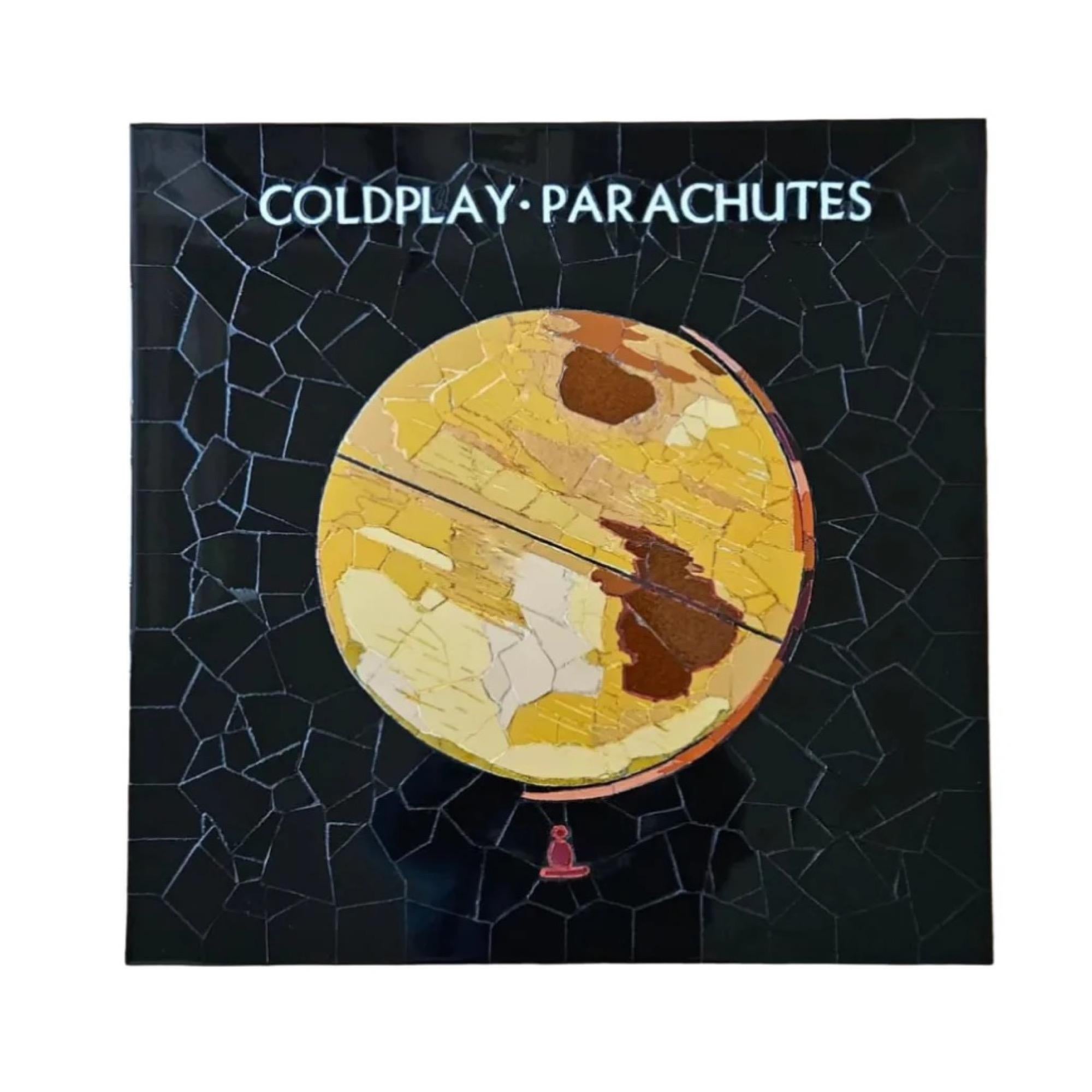 Coldplay Parachutes Mosaic - Mosaic Art - Mixed Media Art by Francis Thorrington