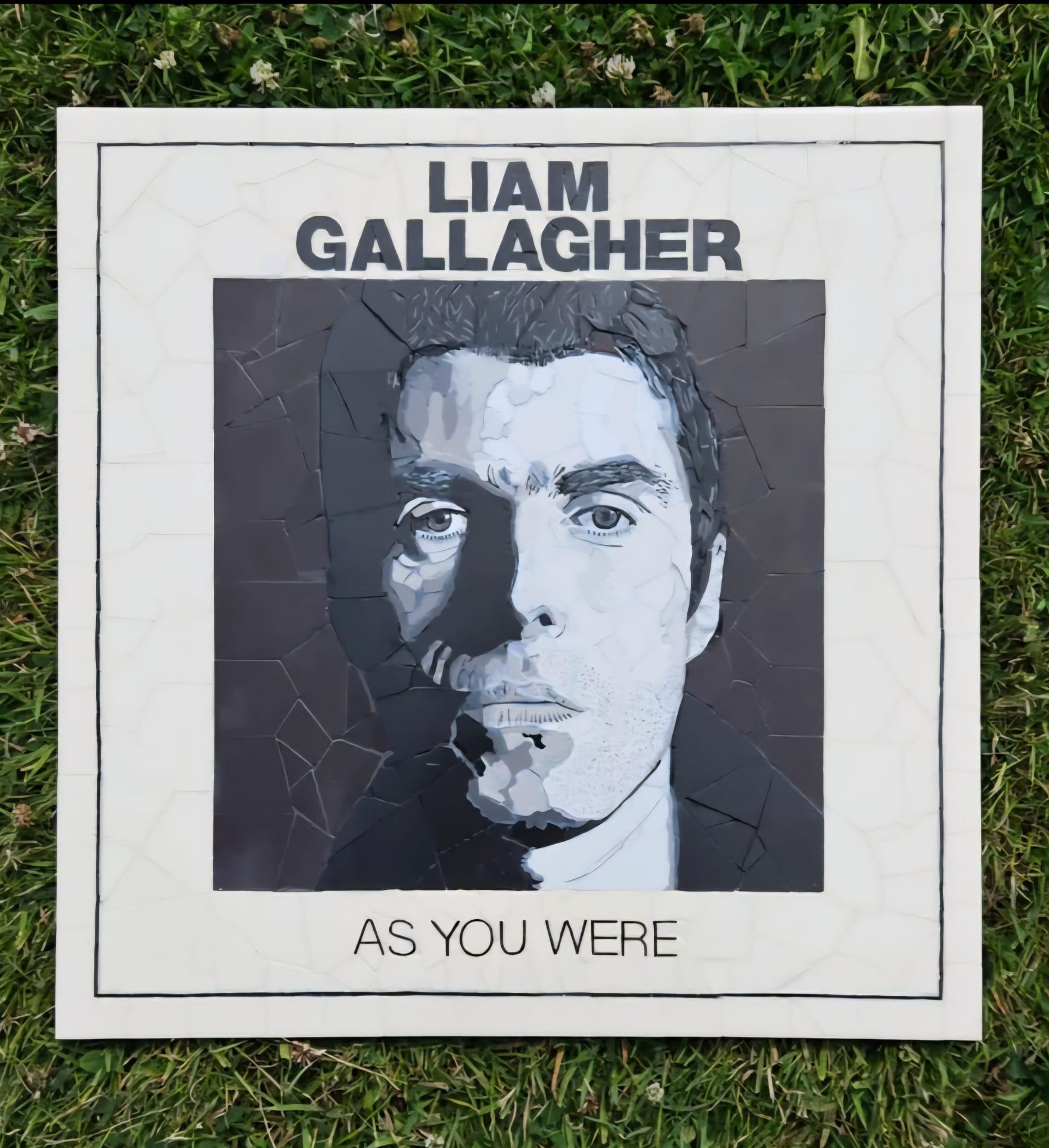 Liam Gallagher, As You Were Mosaic - Mosaic Art For Sale 1