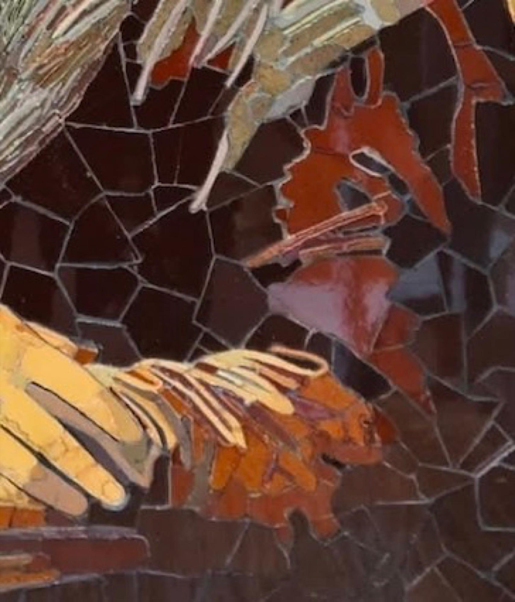 Mona Lisa Mosaic - Mosaic Art - Contemporary Mixed Media Art by Francis Thorrington