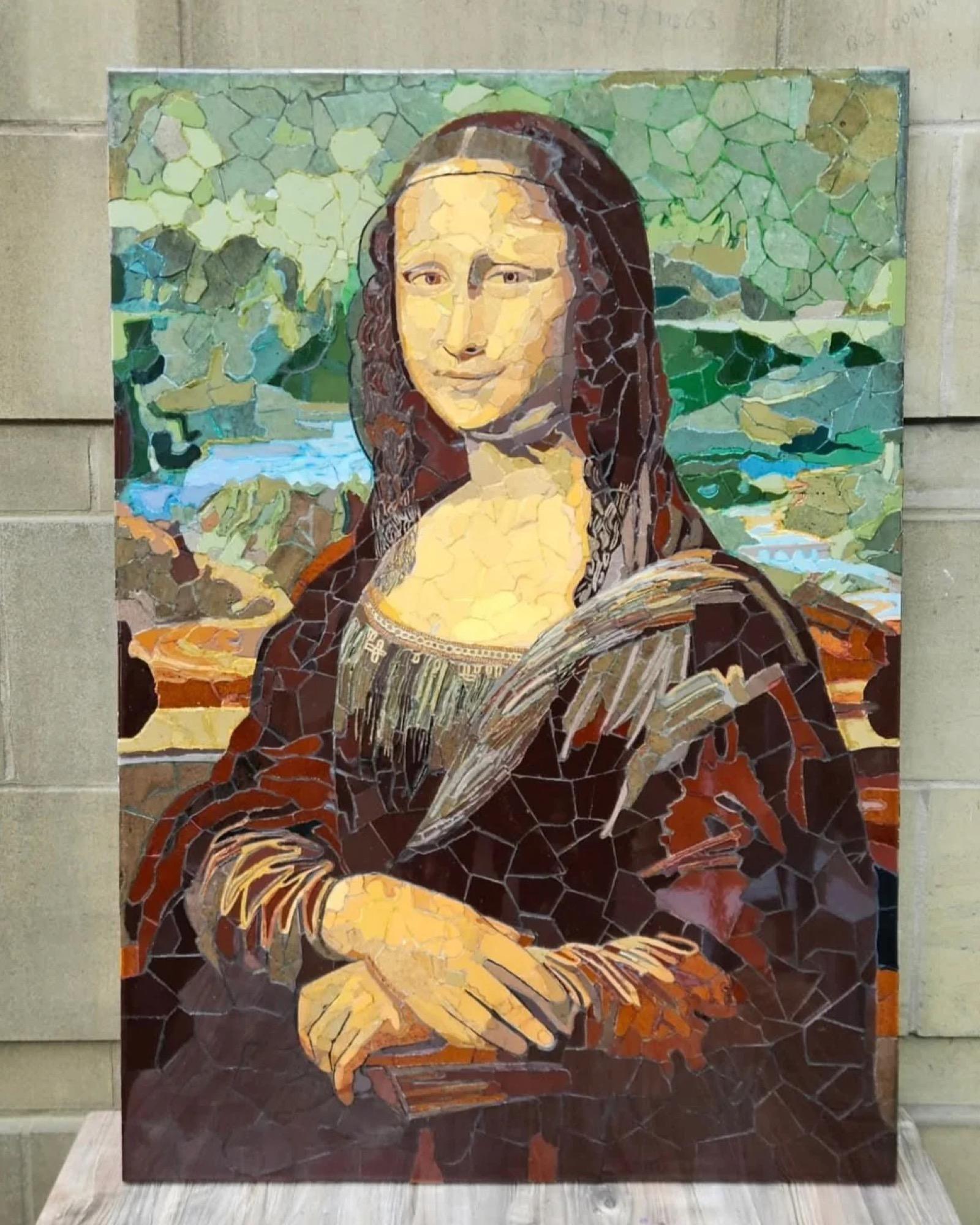 Mona Lisa Mosaic - Mosaic Art For Sale 3