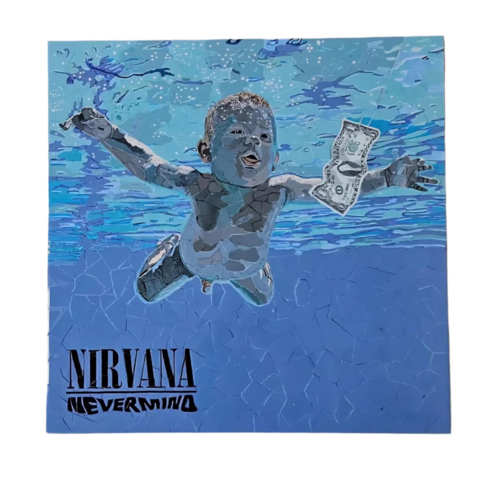 Nirvana, Nevermind Mosaic - Mosaic Art For Sale 1