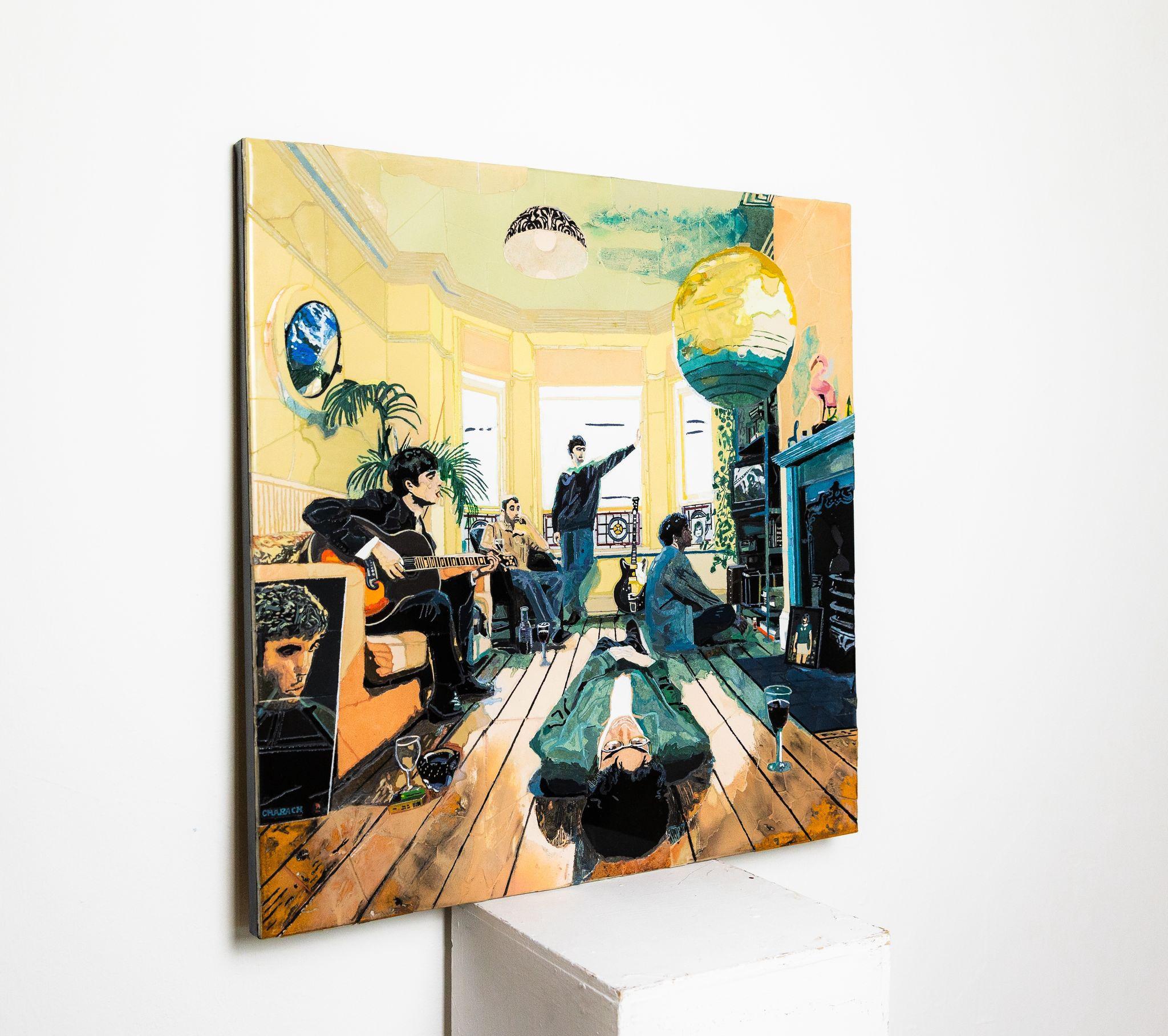 Oasis Definitely Maybe Mosaic - Mosaic Art For Sale 1