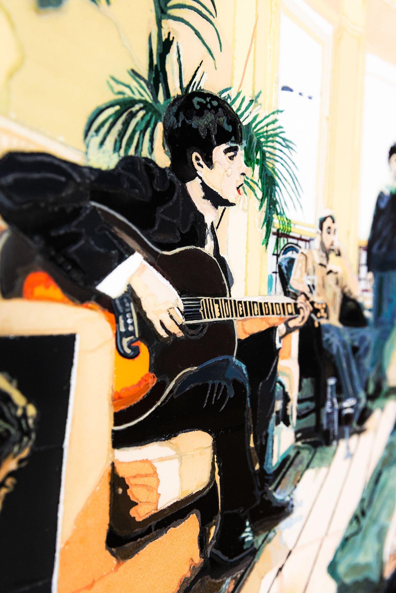Oasis Definitely Maybe Mosaic - Mosaic Art For Sale 2