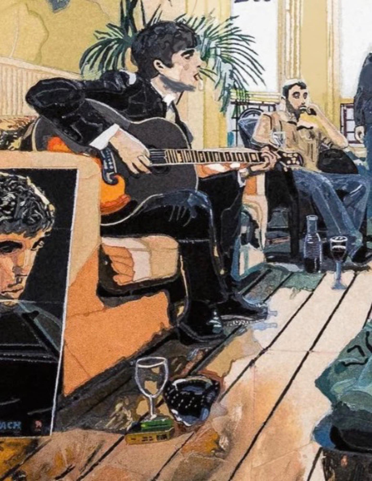 Oasis Definitely Maybe Mosaic - Mosaic Art For Sale 4