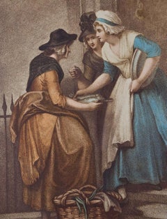 "Nuevo Mackrel Un grabado de la serie del siglo XVIII "Los gritos de Londres