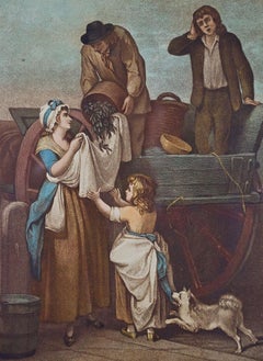 Guisantes Frescos Recogidos: Un grabado del siglo XVIII de la serie "Los gritos de Londres