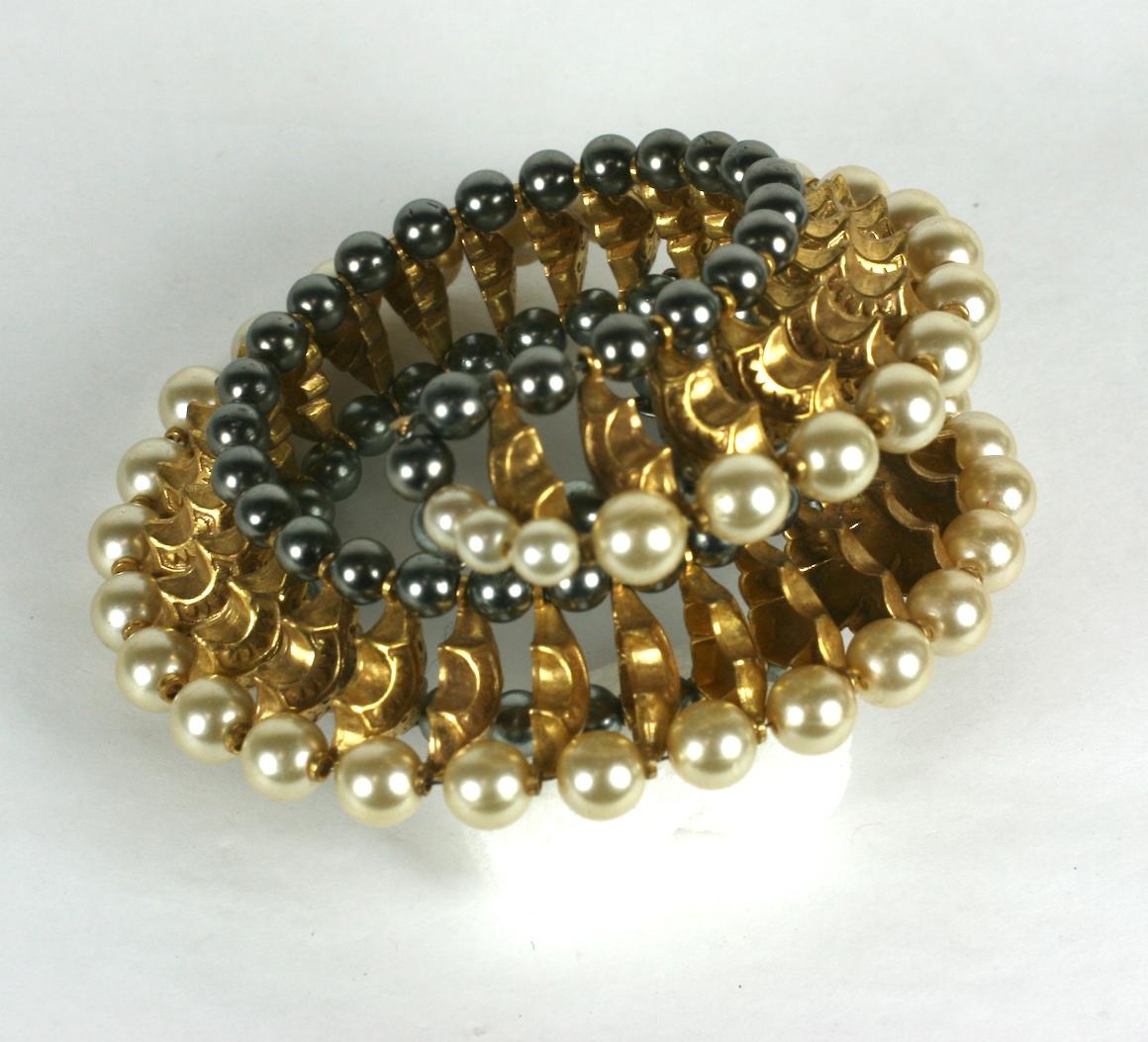 Francis Winter Victorian Revival Coiled Bracelet In Excellent Condition For Sale In New York, NY