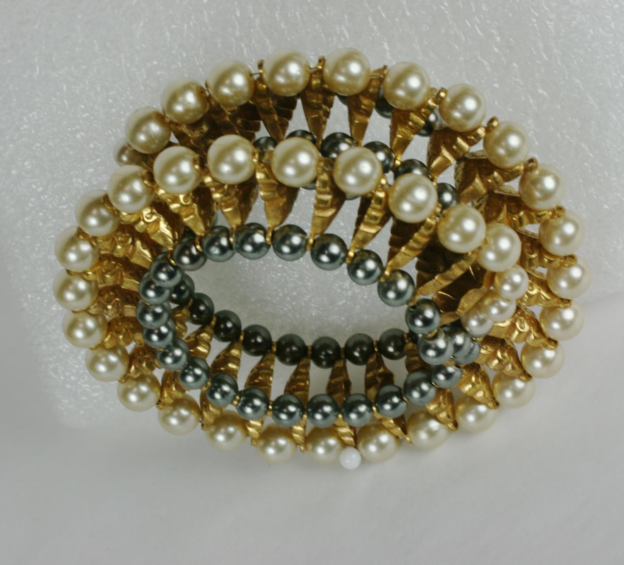 Women's or Men's Francis Winter Victorian Revival Coiled Bracelet For Sale