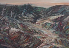 Mid Century California East Bay Hills Landscape