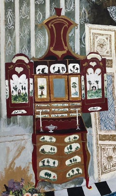 The Emerald Room - 21st Century, Contemporary Art, Figurative Painting, Acrylic