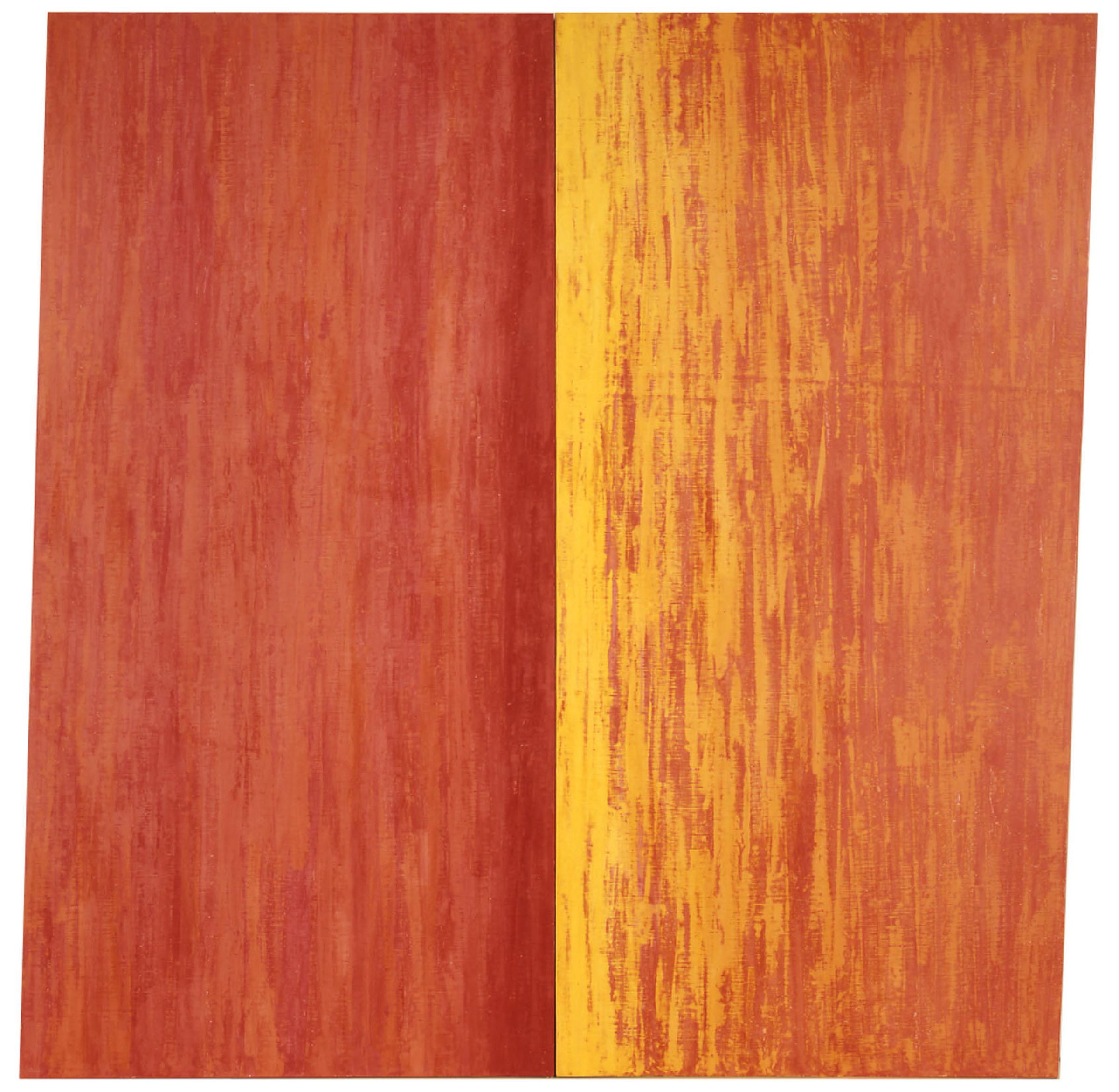 Ieve (diptych) - Painting by Francisca Sutil