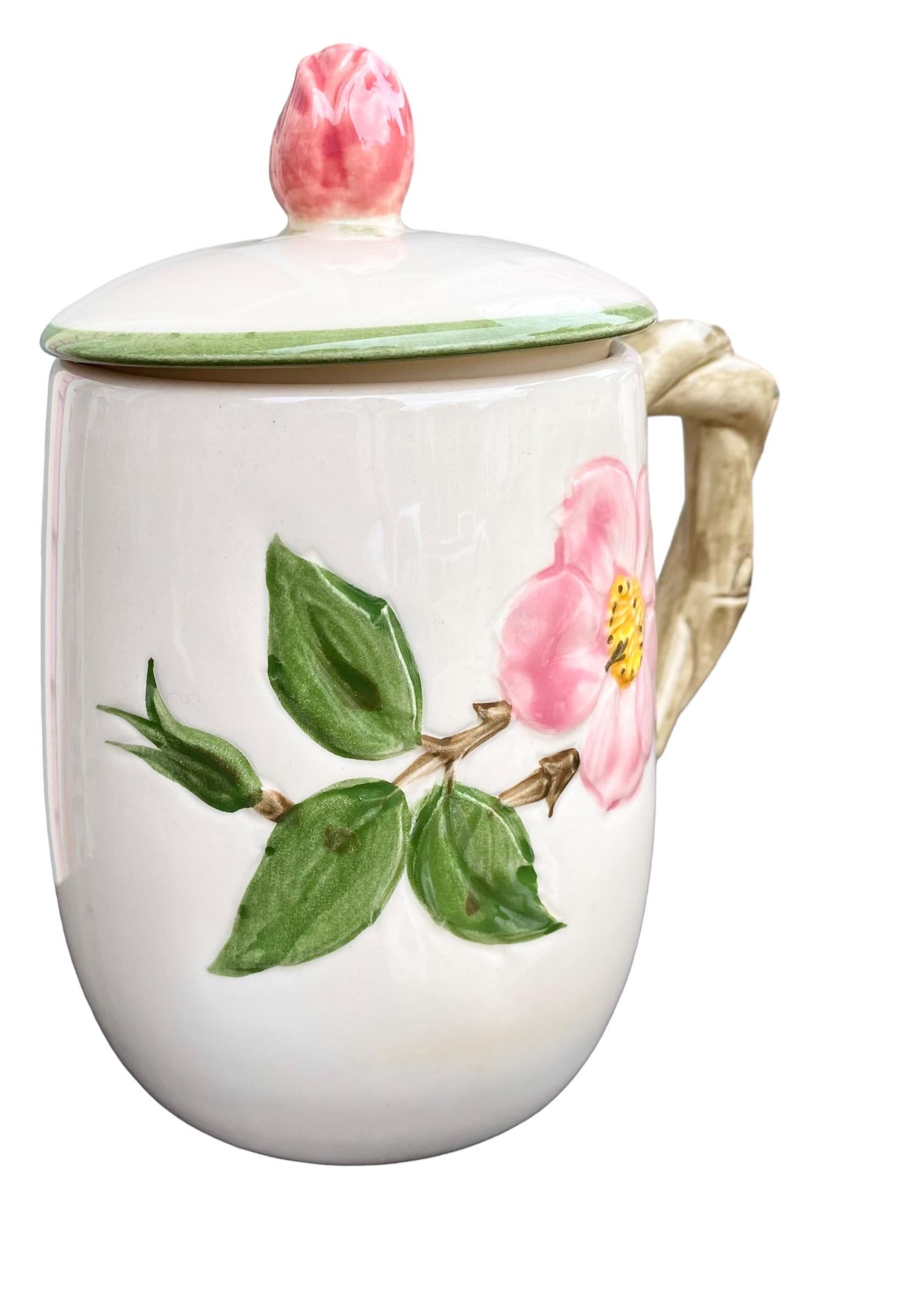 Earthenware Franciscan, Desert Rose Tea Set  For Sale