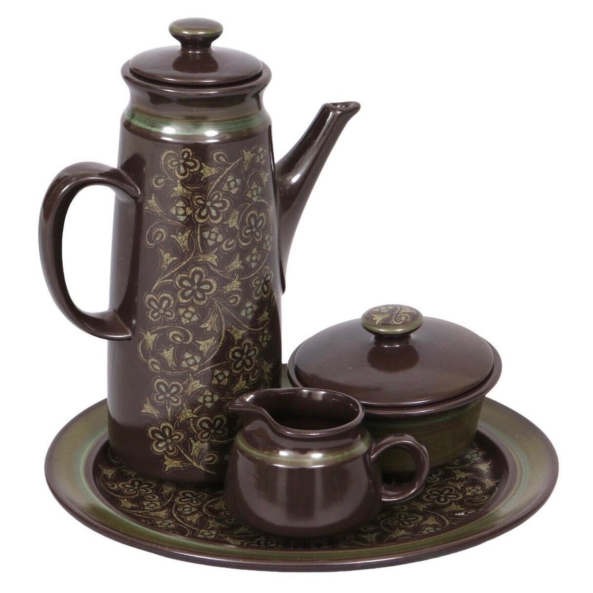 Franciscanisches Steingut-Kaffeeservice