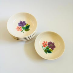 Franciscan Earthenware Floral Bowls - Set of 5