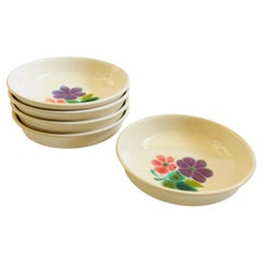 Franciscan Earthenware Floral Bowls - Set of 5