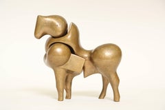 Francisco Baron Two Part Bull Sculpture