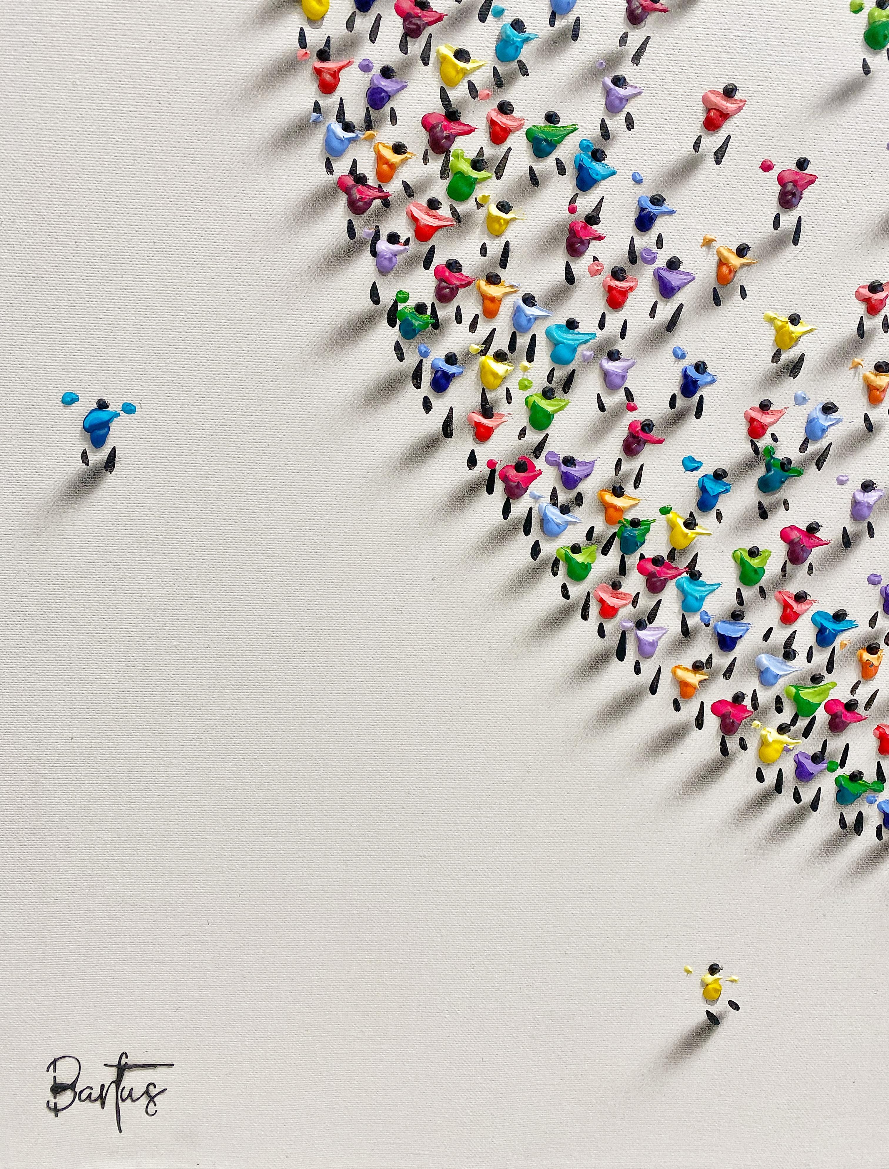 Expanding - Contemporary Painting by Francisco Bartus
