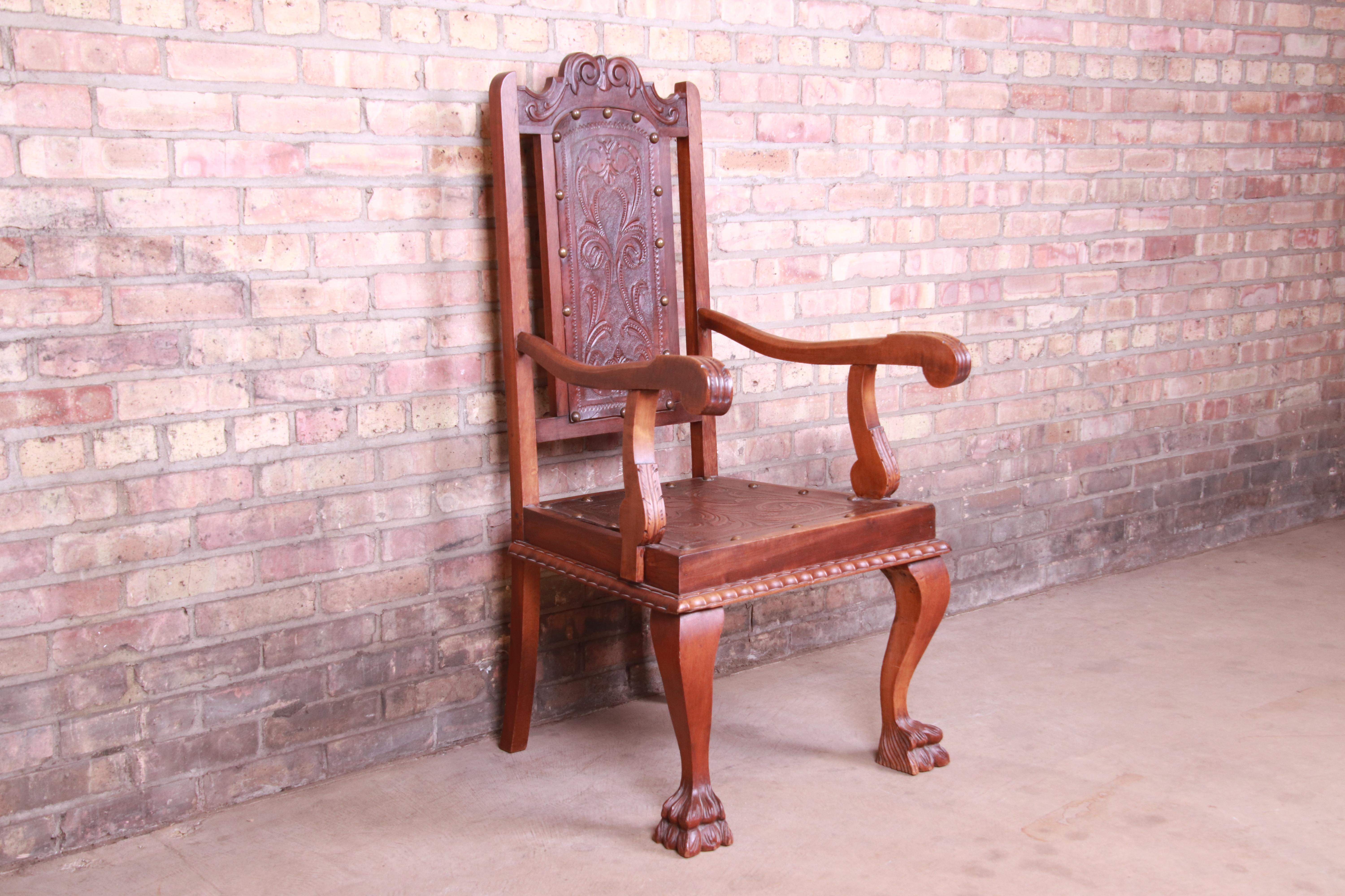 judge chair wooden
