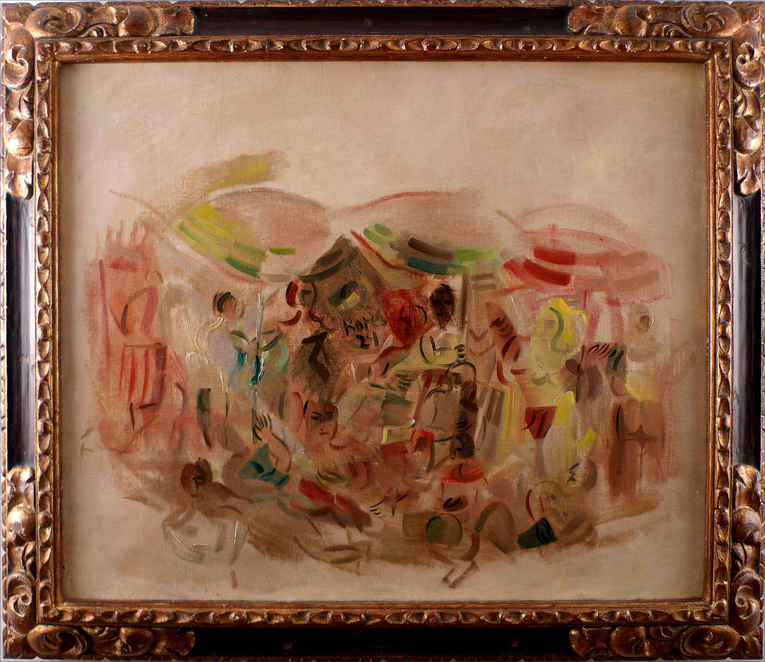 Francisco Bores, Sobre la playa