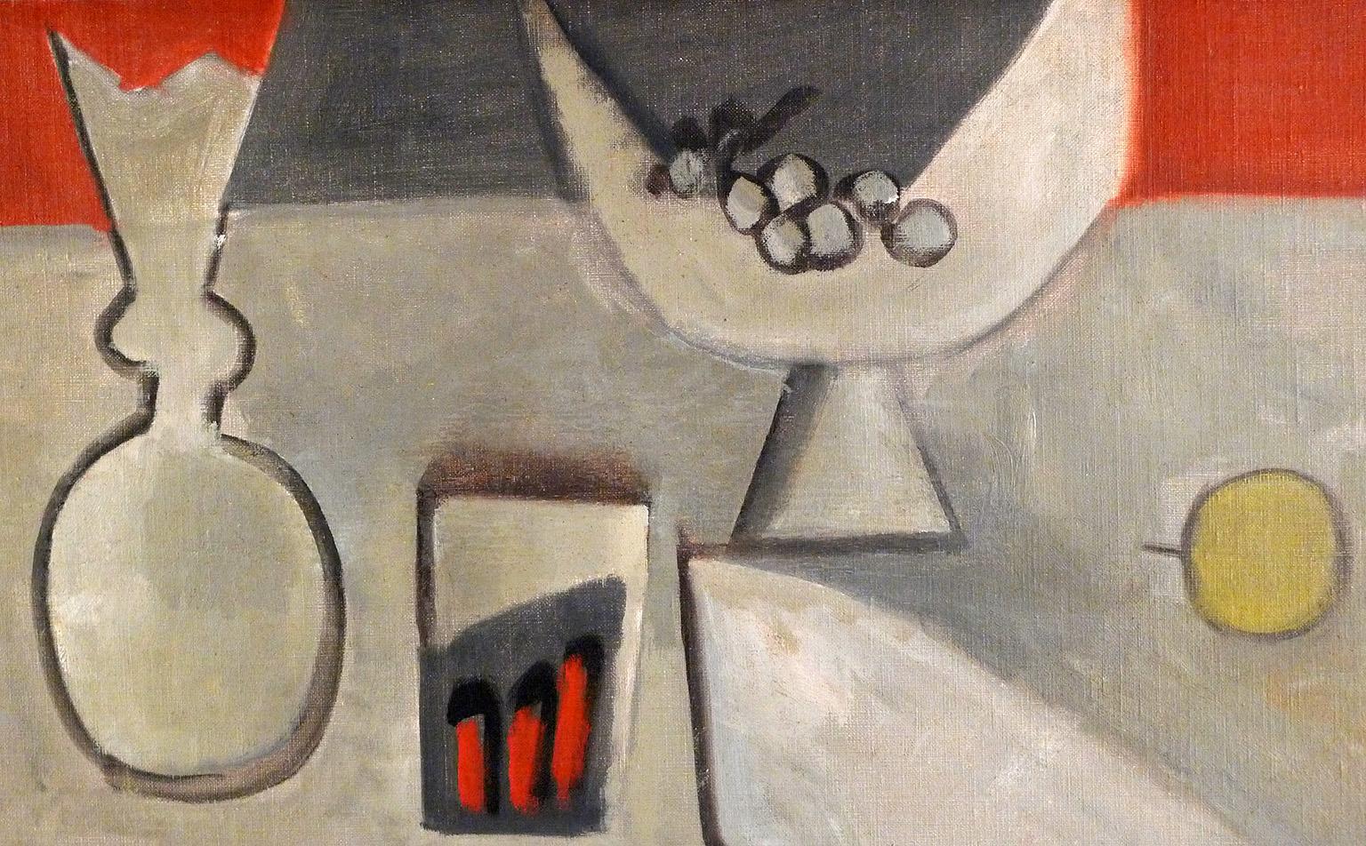 La Table grise - Painting Cubismo di Francisco Bores