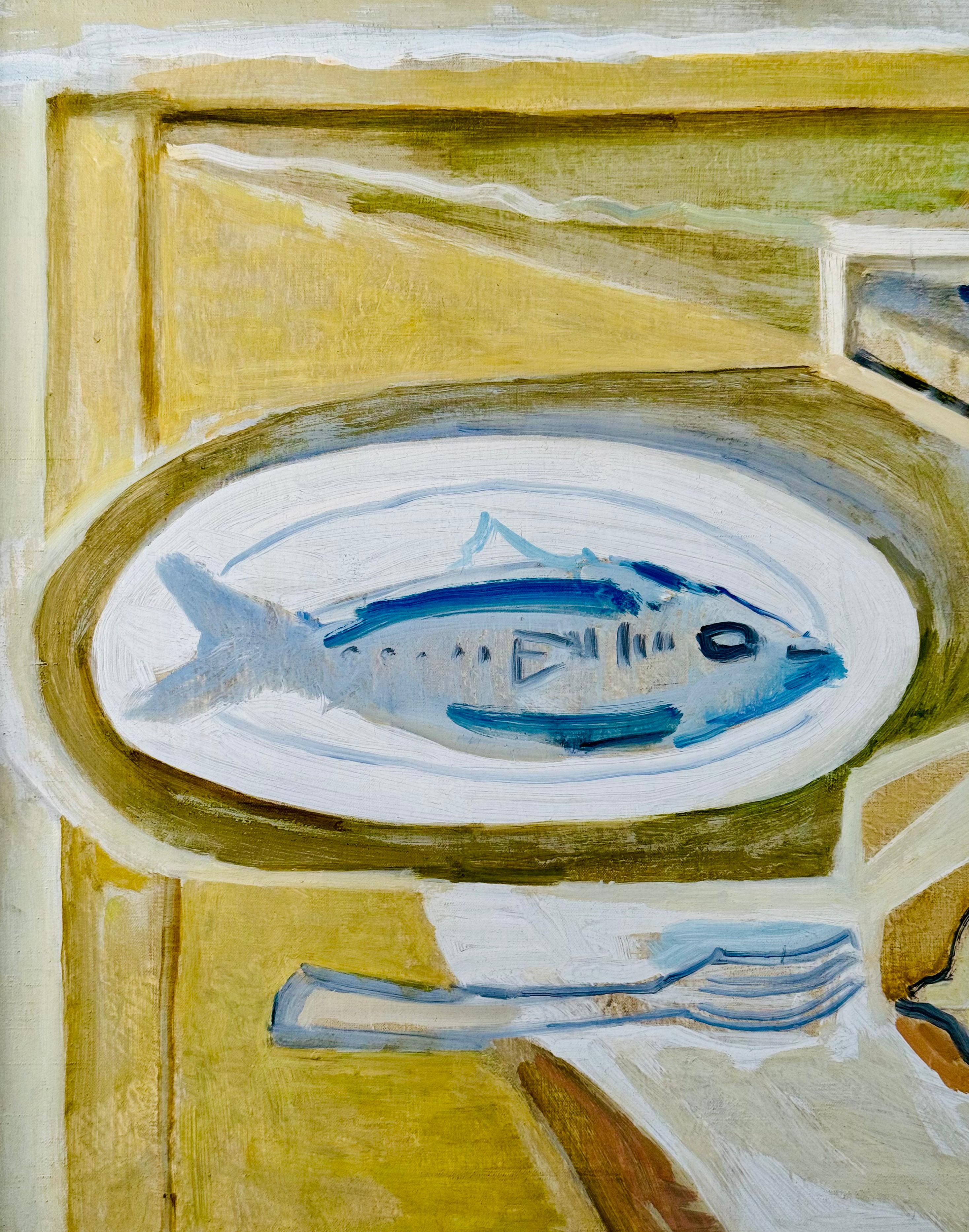 FRANCISCO BORES
Spanish, 1898 - 1972
NATURE MORTE AU POISSON
signed and dated 